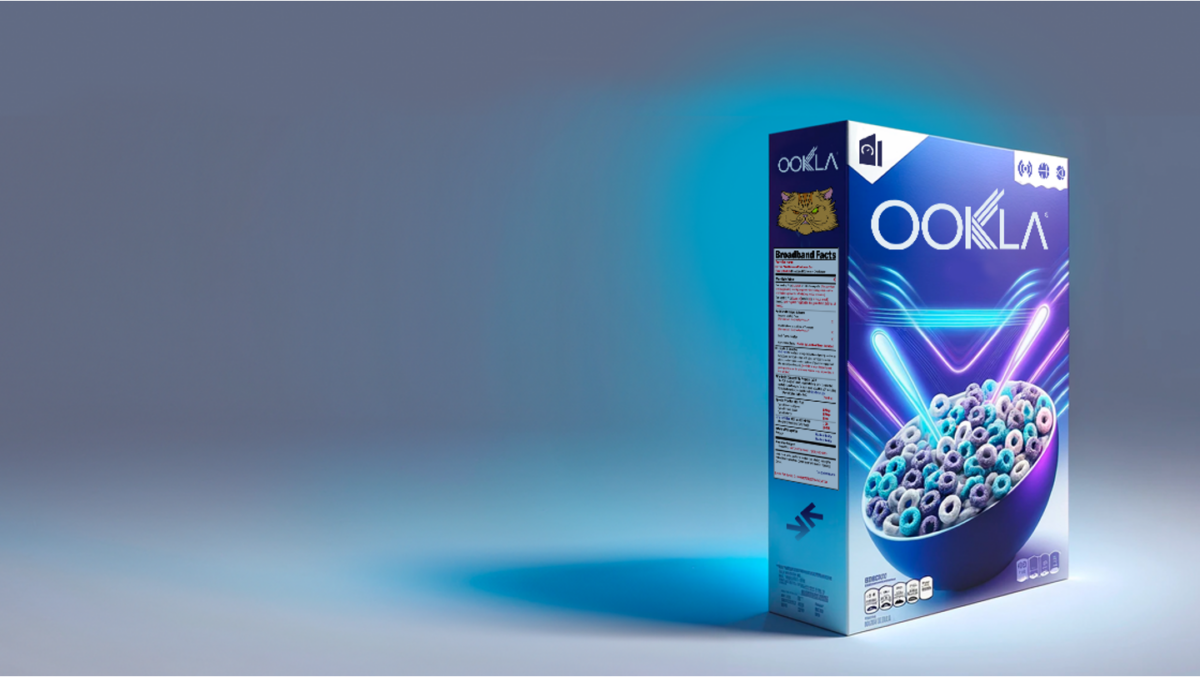 Image of FCC broadband label on a cereal box