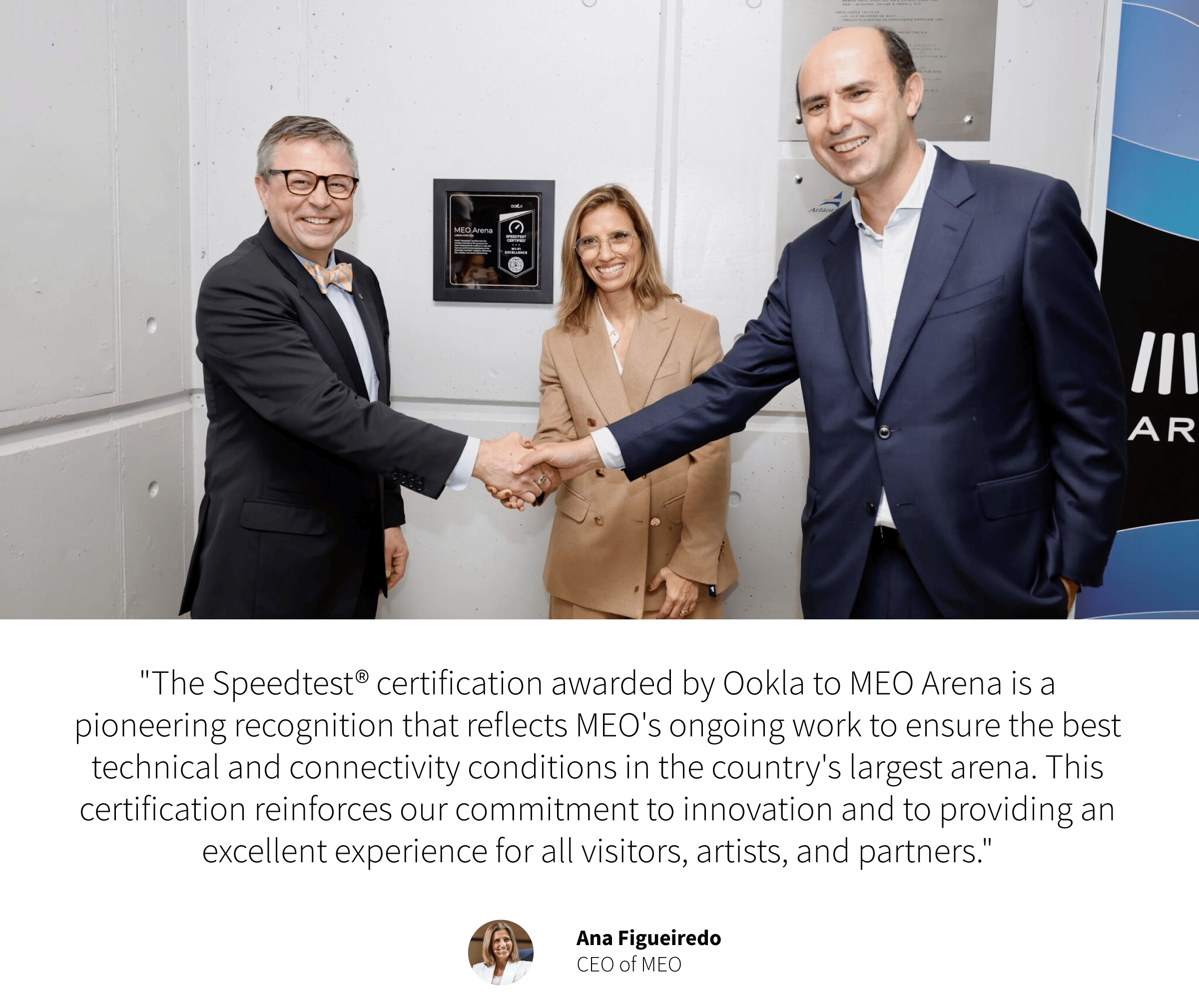 Speedtest Certified quote text