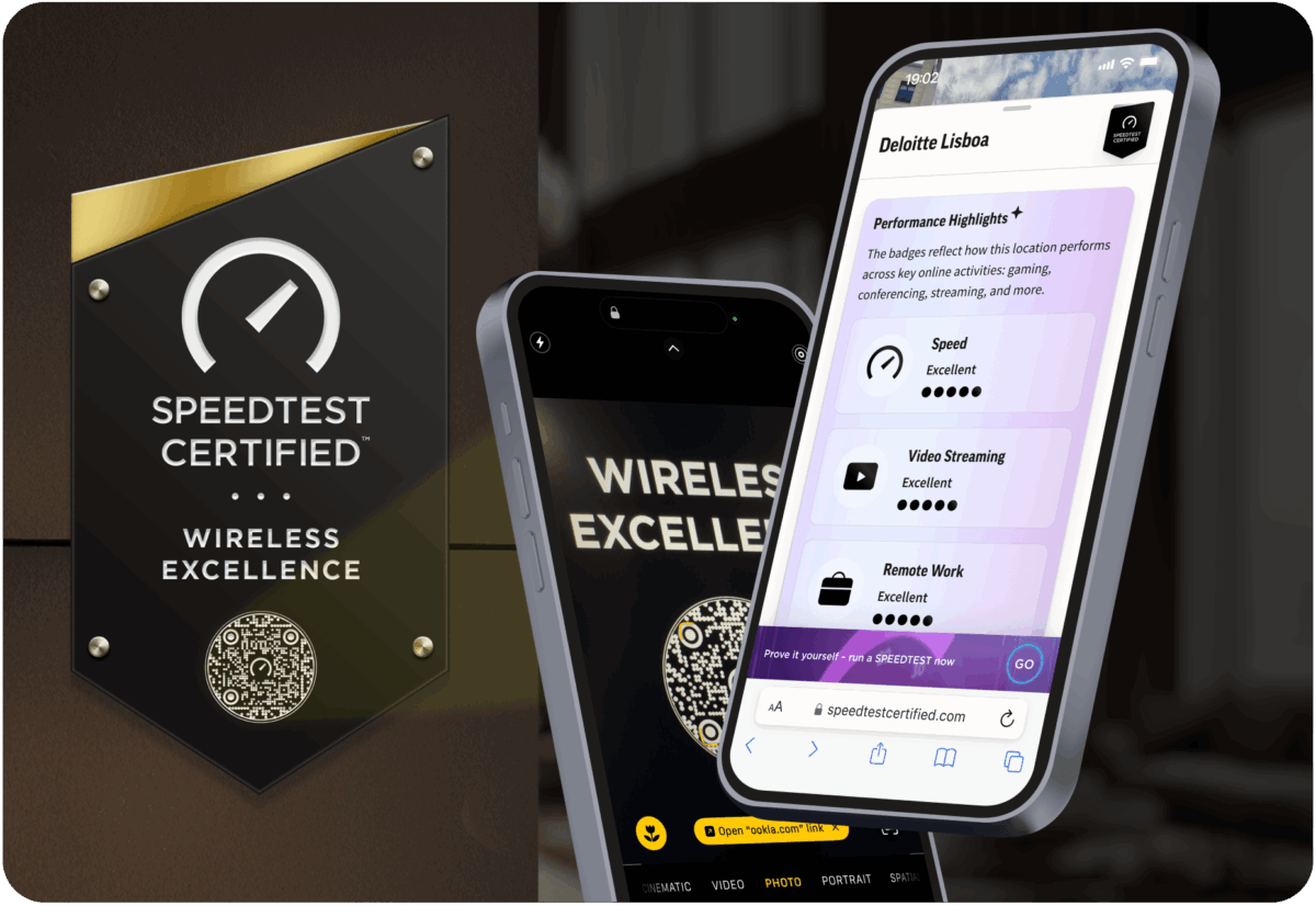 Speedtest Certified scan QR code
