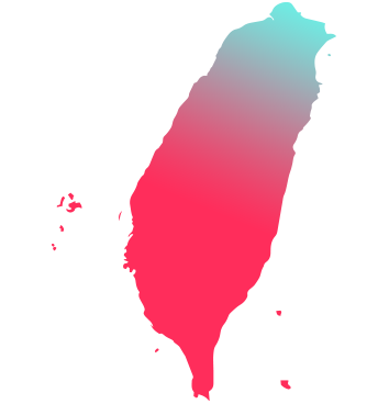 Taiwan country outline